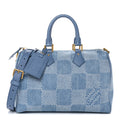 Louis Vuitton Damier Denim 3D Speedy Bandouliere 30 Denim Blue