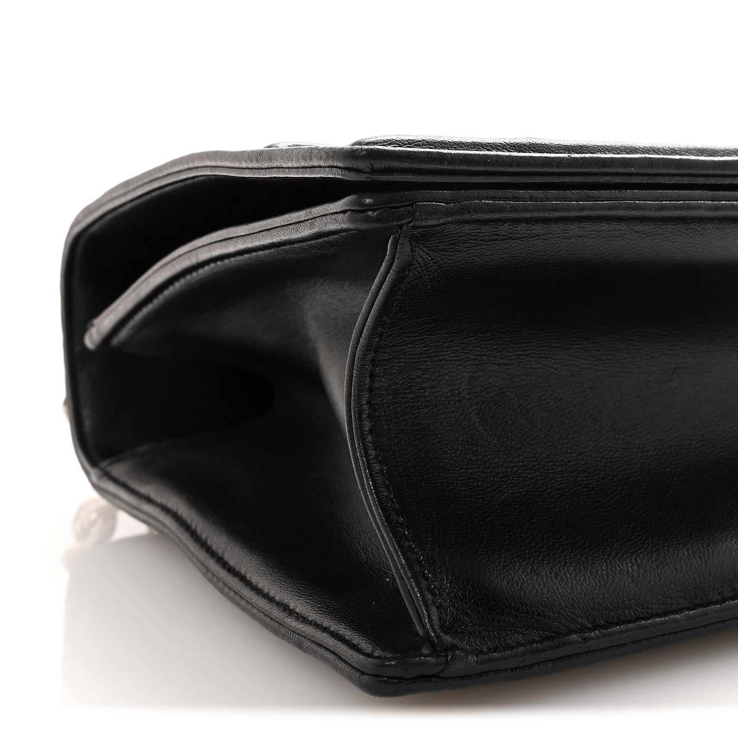 Christian Dior Lambskin Multi Studded Medium Diorama Flap Bag Black