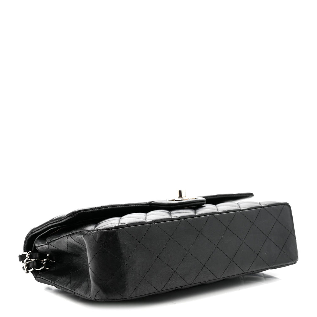 Chanel Lambskin Quilted Medium Double Flap Black