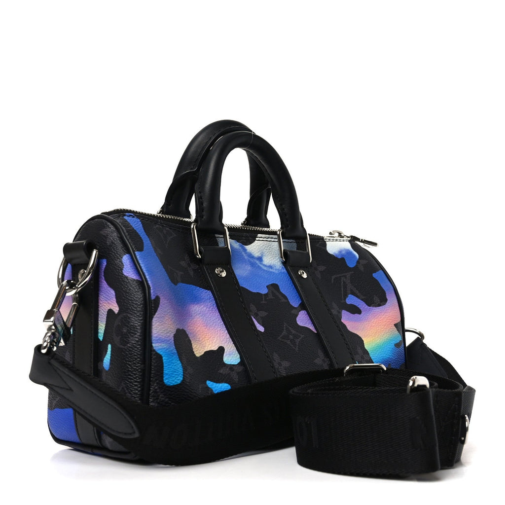 Louis Vuitton Sunset Monogram Eclipse Keepall Bandouliere 25