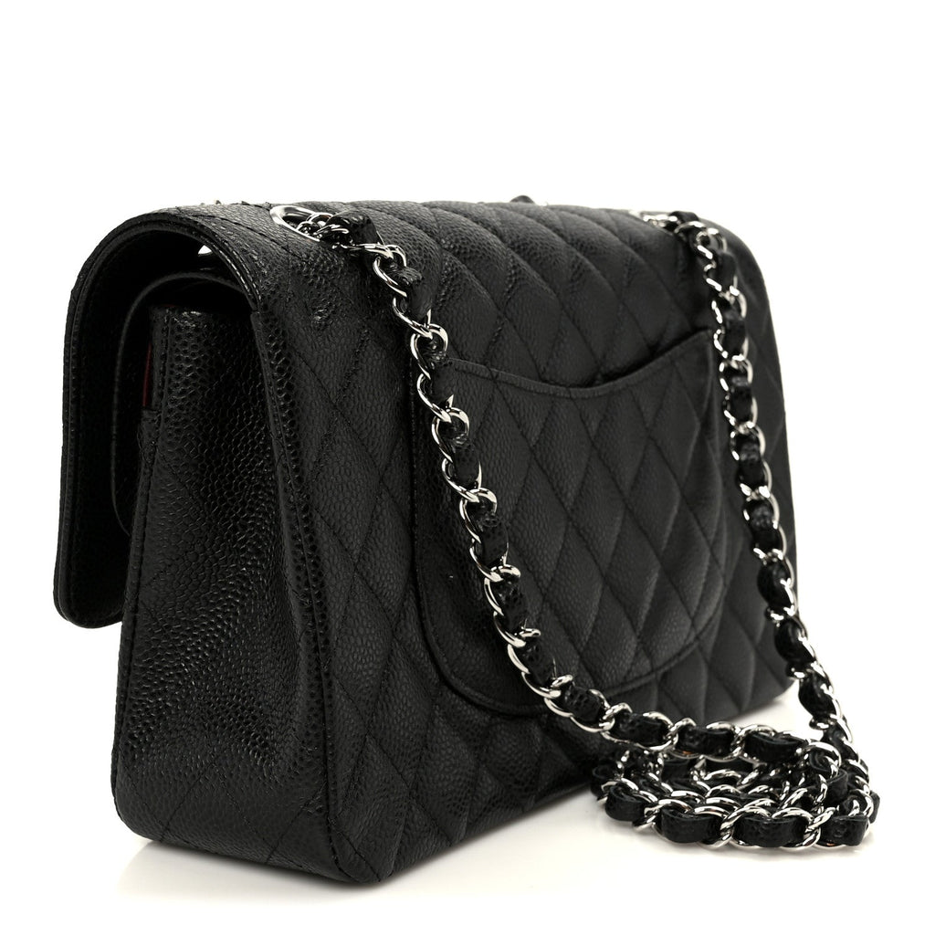 Chanel Caviar Quilted Medium Double Flap Black