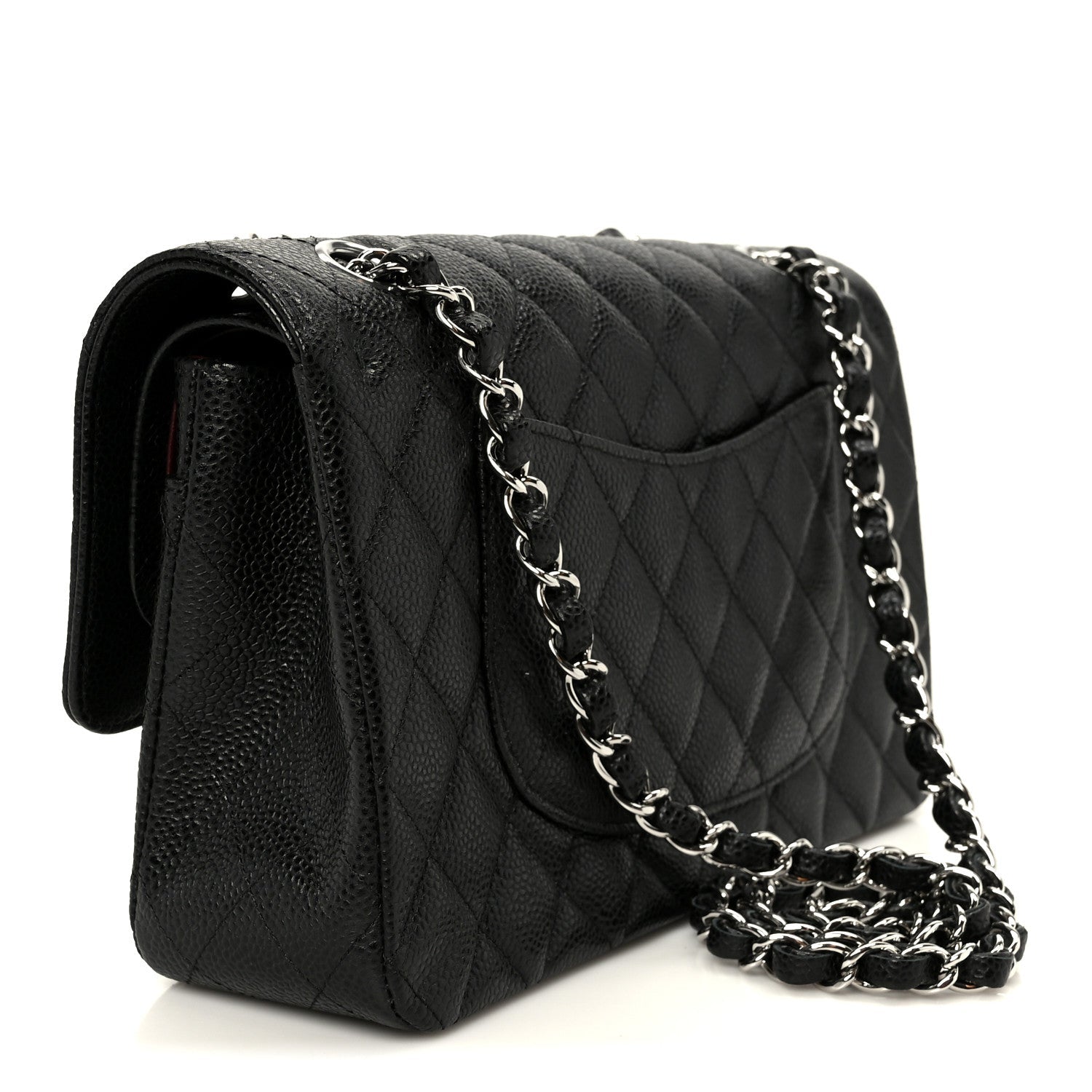 Chanel Caviar Quilted Medium Double Flap Black
