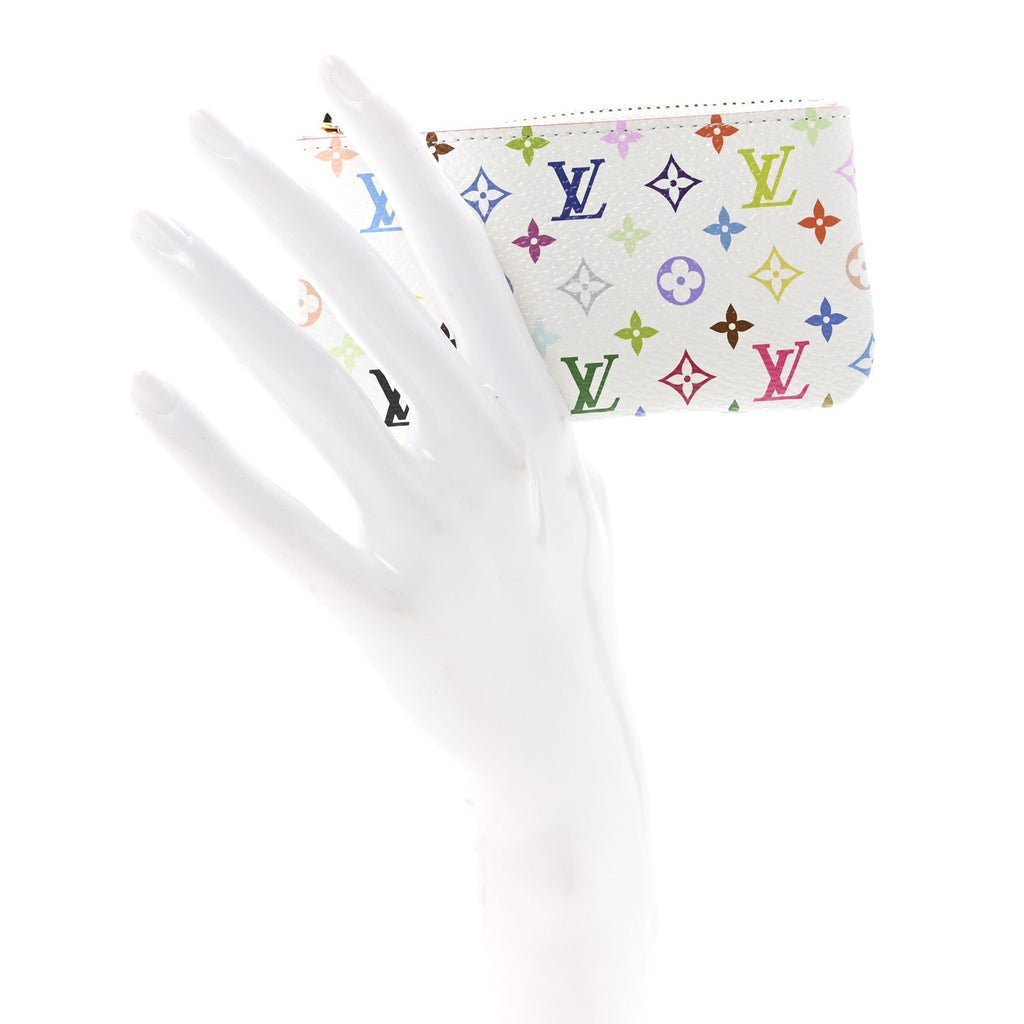 Louis Vuitton LV X TM Monogram Multicolor Key Pouch White
