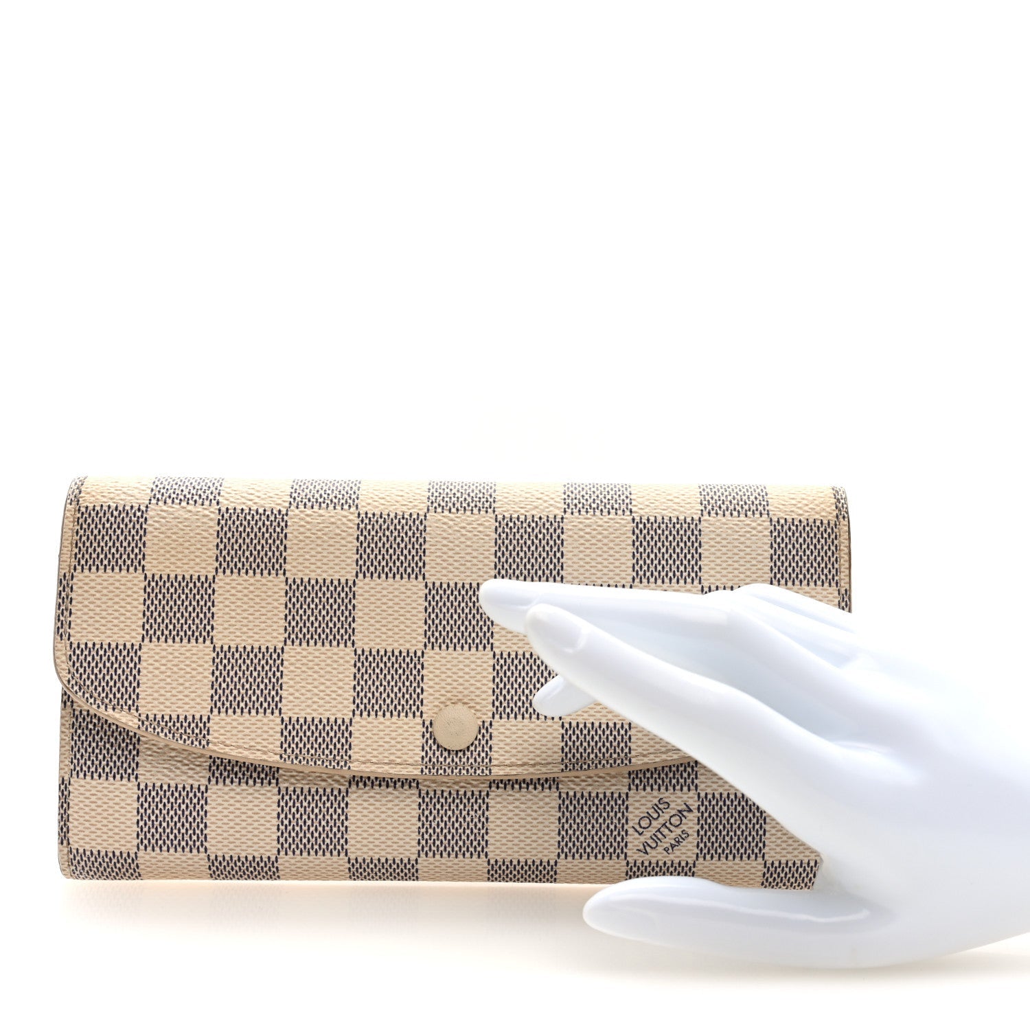 Louis Vuitton Damier Azur Emilie Wallet