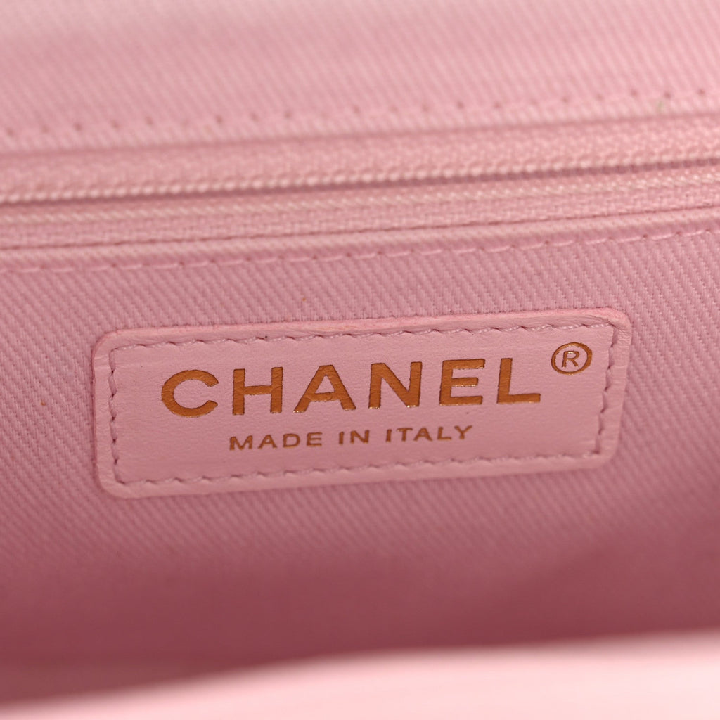 Chanel Caviar Quilted Medium Business Affinity Flap Light Pink