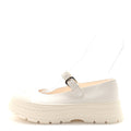 Lambskin Mary Jane Flats 41 White