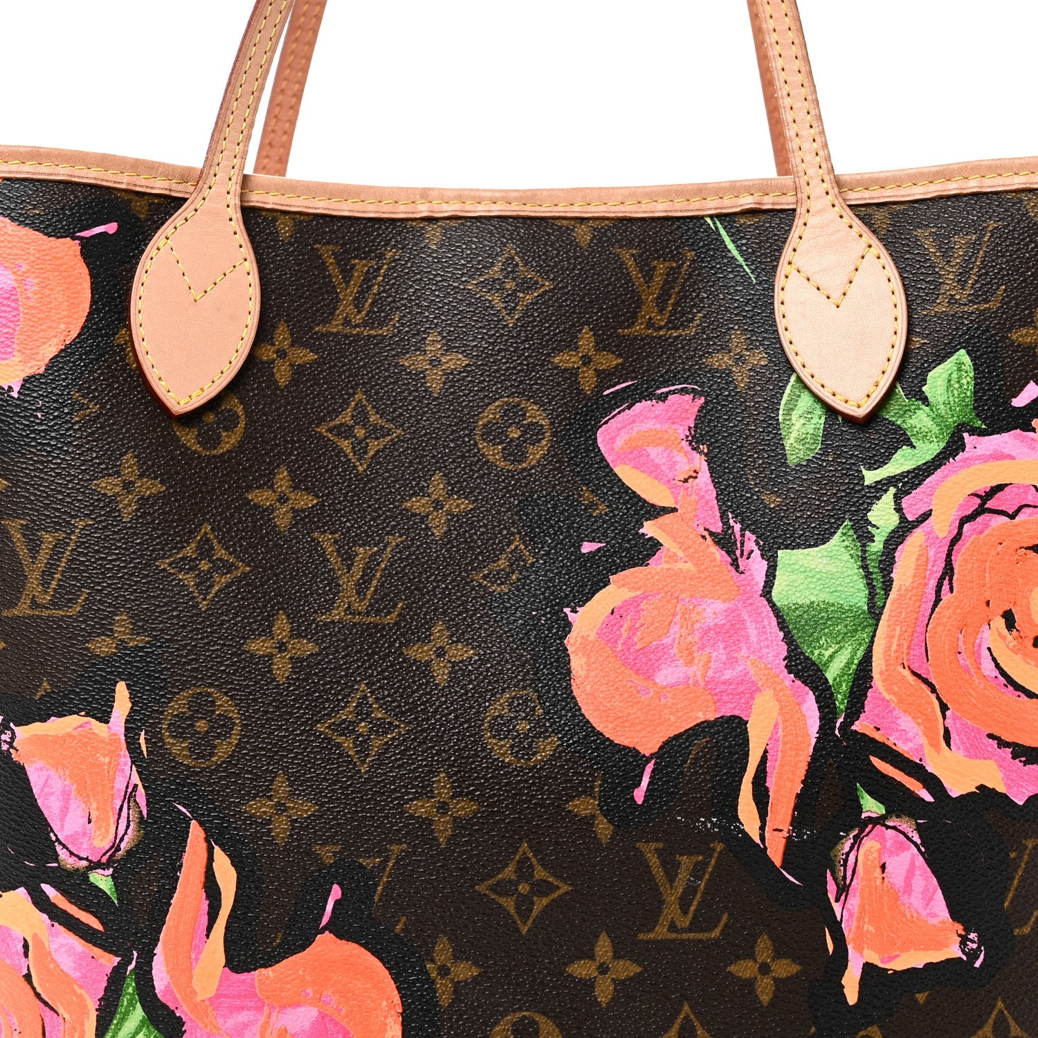 Louis Vuitton Monogram Roses Neverfull MM