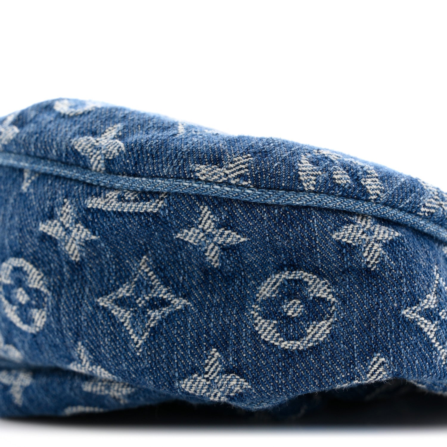 Louis Vuitton Monogram Denim Pochette Valley Blue