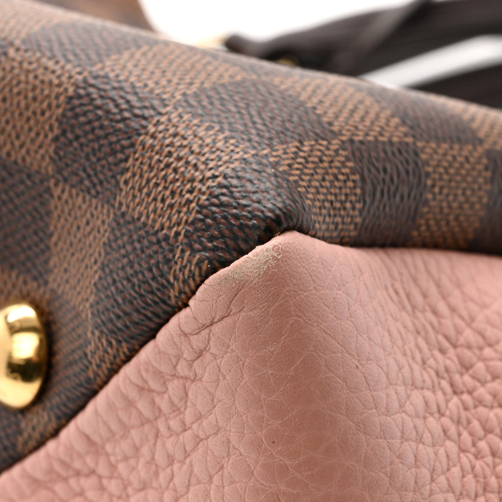 Louis Vuitton Damier Ebene Cuir Taurillon Brittany Magnolia