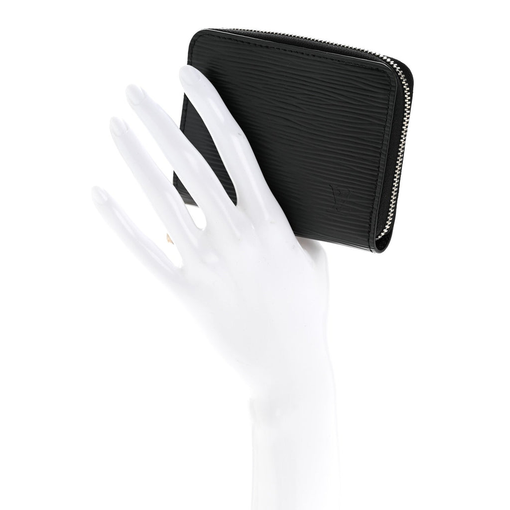 Louis Vuitton Epi Zippy Coin Purse Black