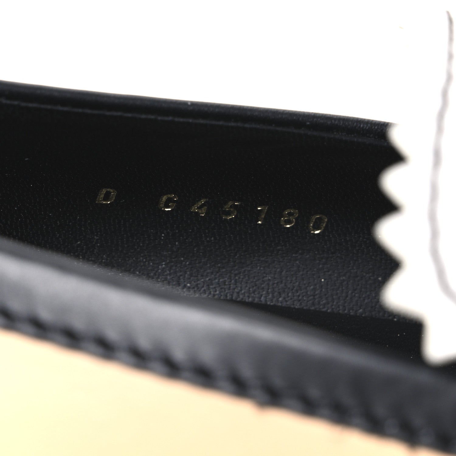 Calfskin CC Loafers 40 Black White Beige