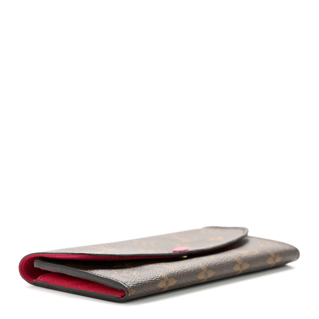 Louis Vuitton Monogram Emilie Wallet Fuchsia