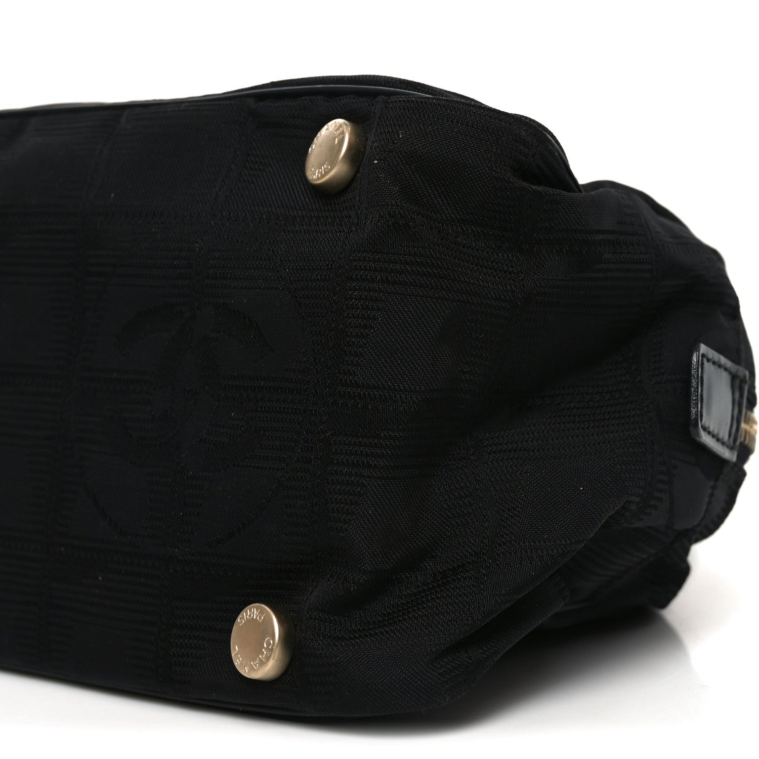 Chanel Nylon Travel Bowler Black
