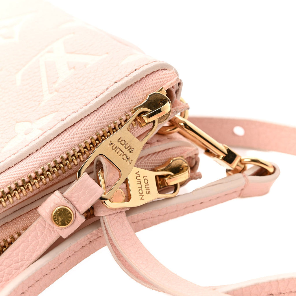 Louis Vuitton Empreinte Monogram Double Zip Pochette Rose