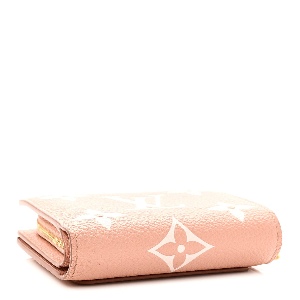 Louis Vuitton Empreinte Monogram Giant Clea Wallet Rose Trianon Creme