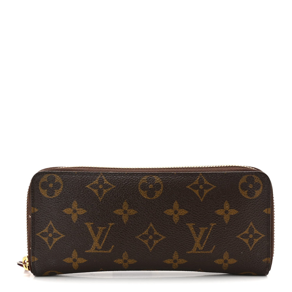 Louis Vuitton Monogram Clemence Wallet Fuchsia