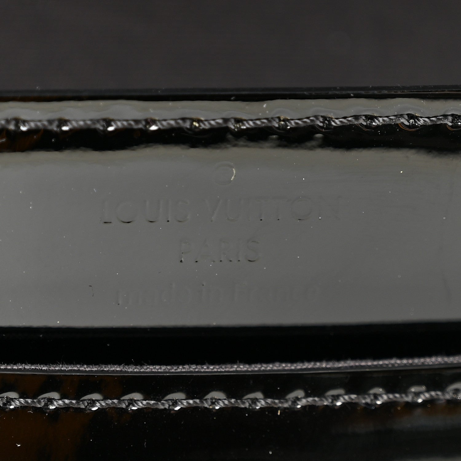 Louis Vuitton Patent Chain Louise MM Black