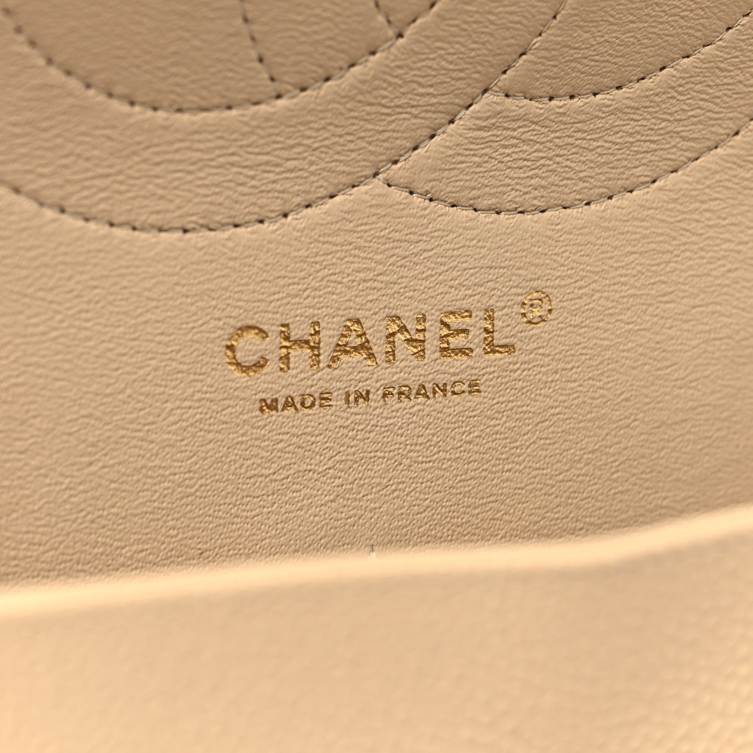 Chanel Caviar Quilted Jumbo Double Flap Beige Clair