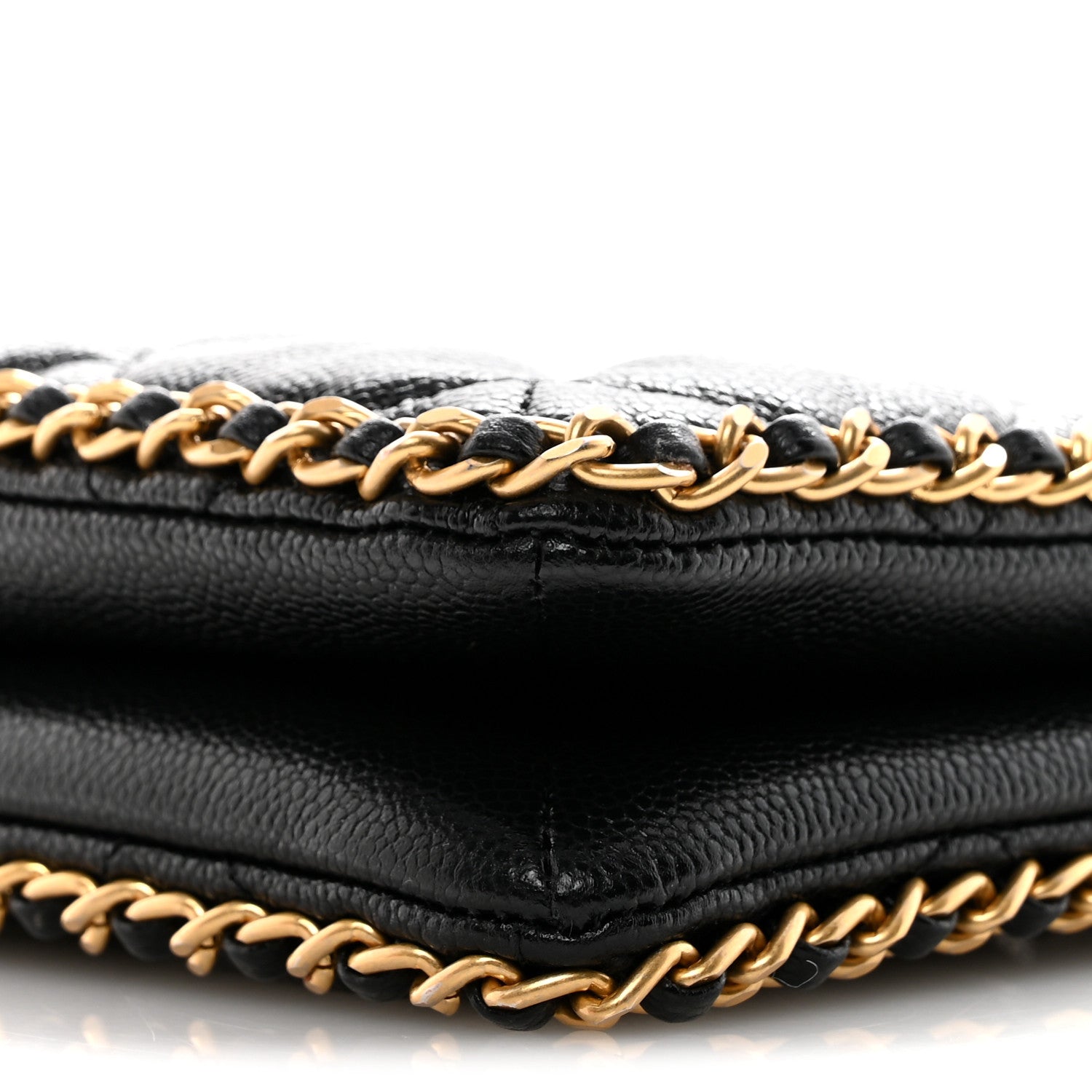 Chanel Caviar Quilted Mini Never Ending Chain Tote Black