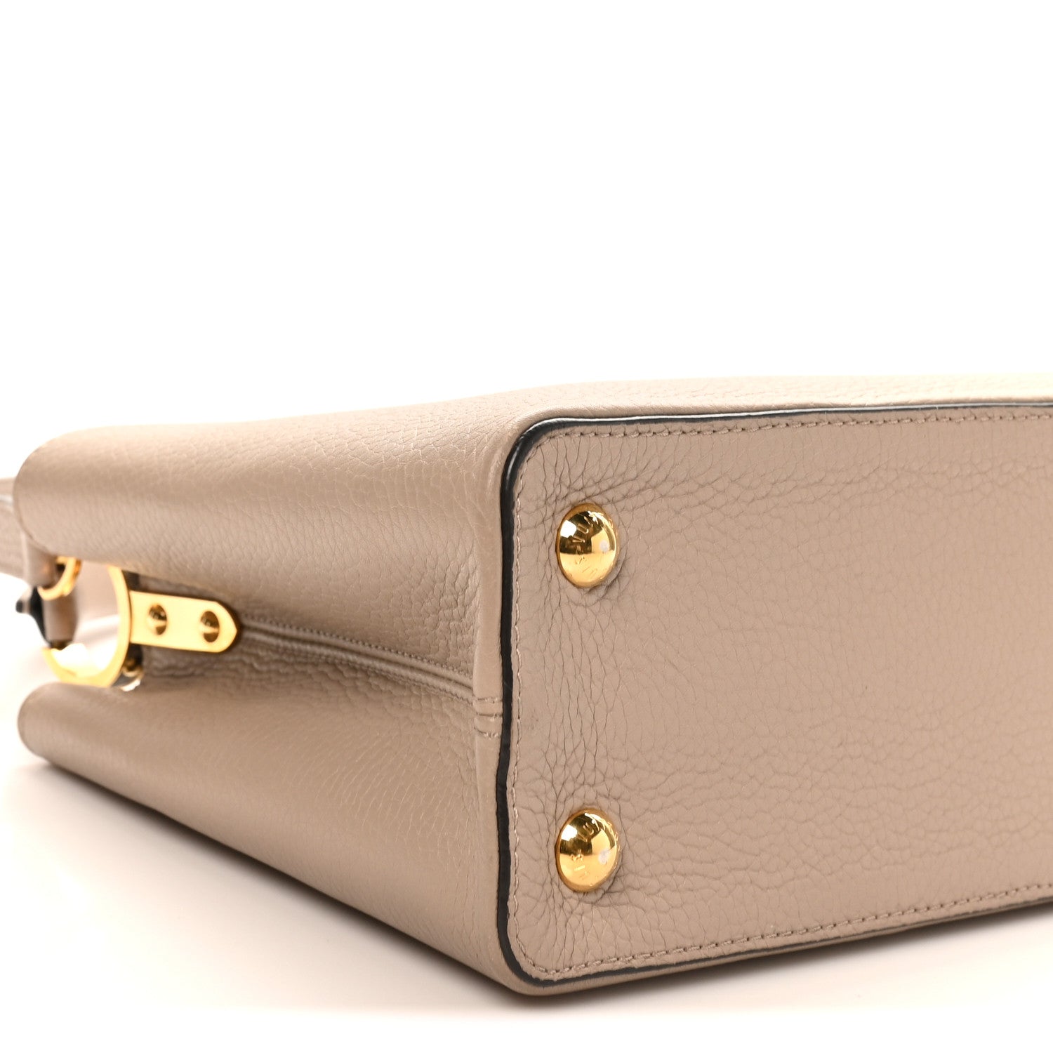 Louis Vuitton Taurillon Capucines PM Galet