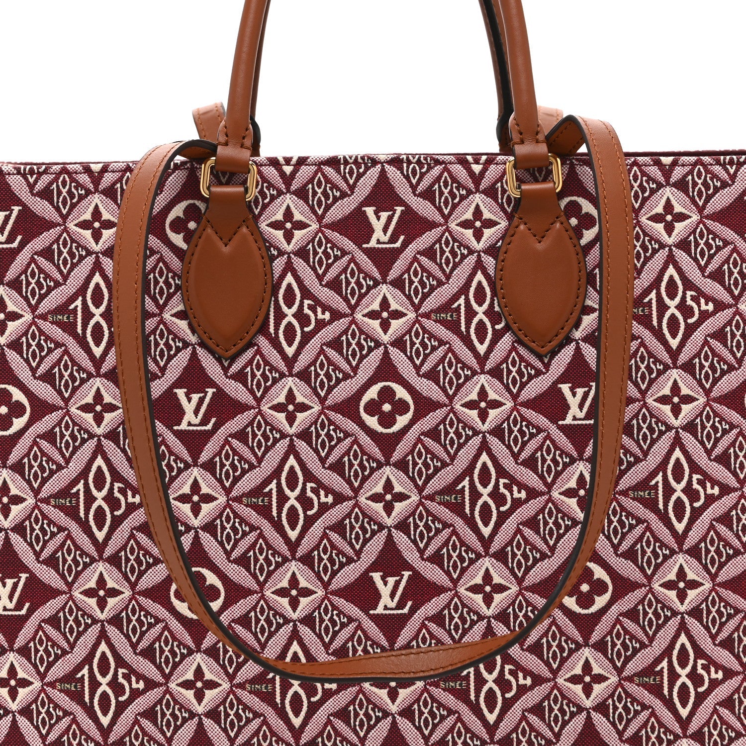 Louis Vuitton Jacquard Since 1854 Onthego GM Bourdeaux