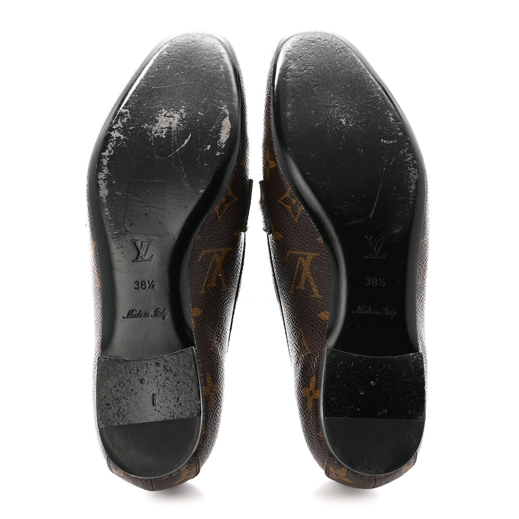 Louis Vuitton Monogram Upper Case Flat Loafer 38.5