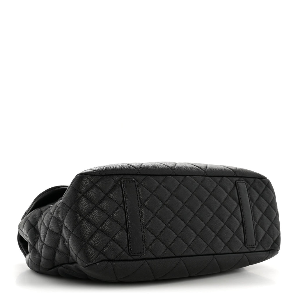 Chanel Caviar Quilted Coco Casual Flap Black