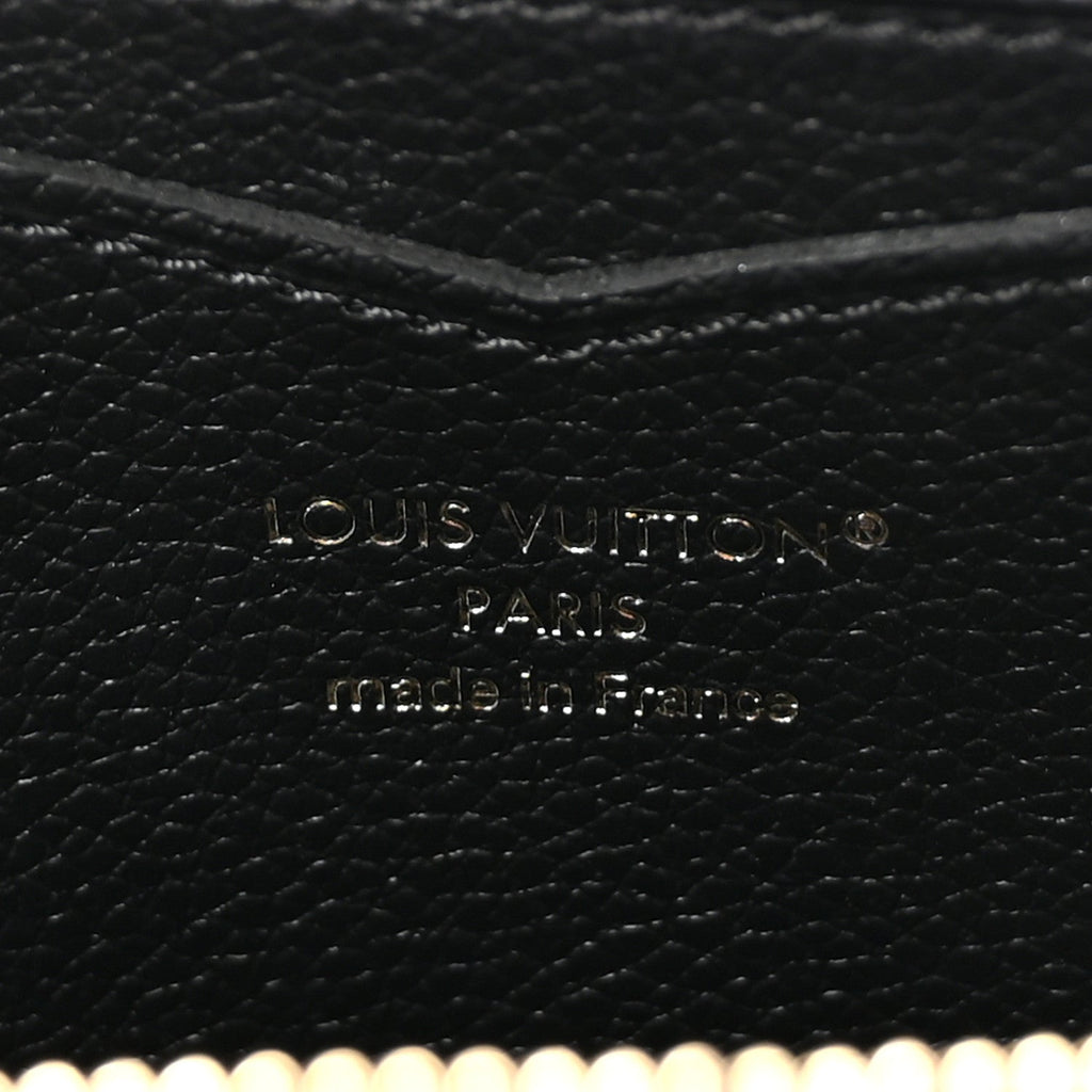 Louis Vuitton Empreinte Zippy Coin Purse Black