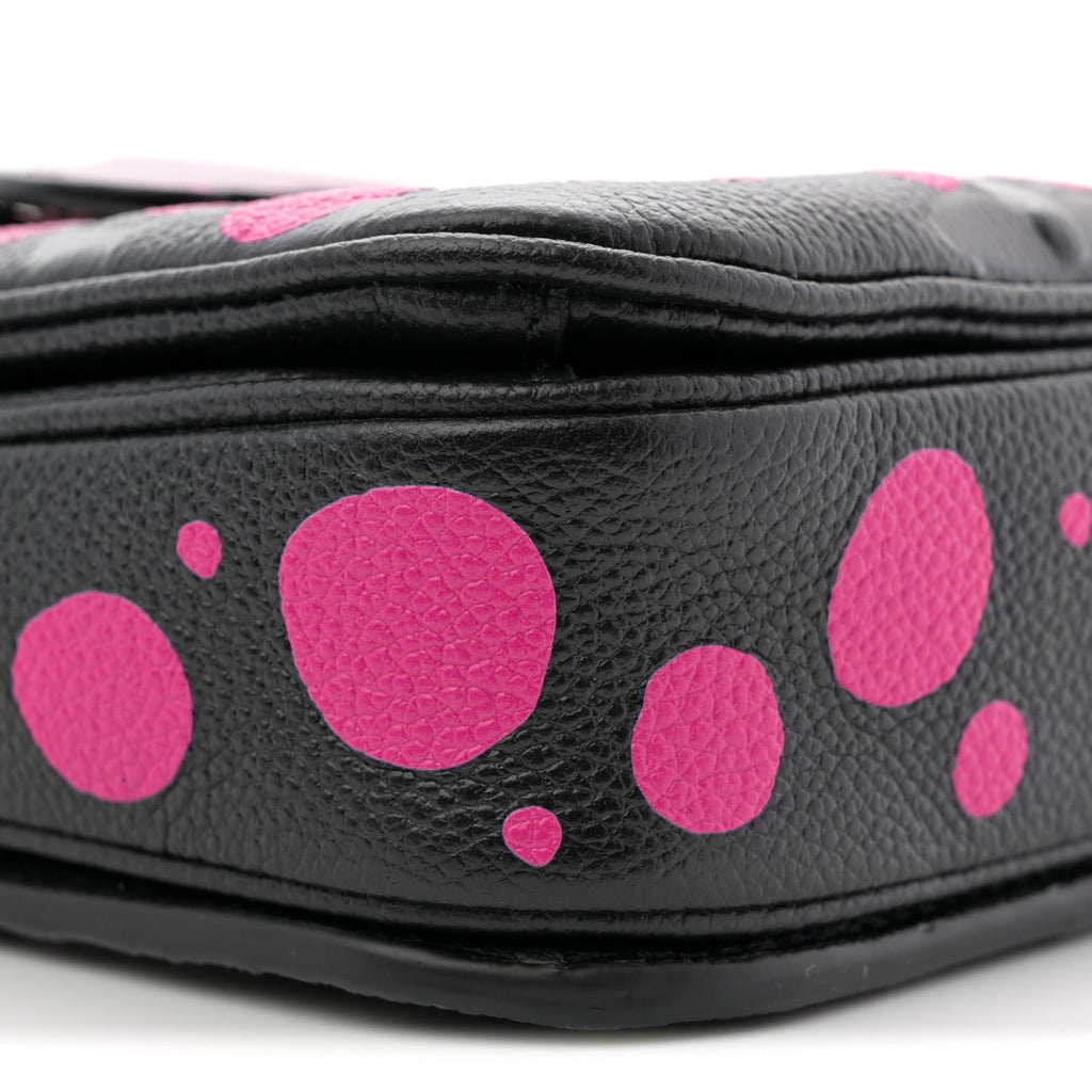 Louis Vuitton LV x YK Empreinte Monogram Giant Pochette Metis Black Fuchsia