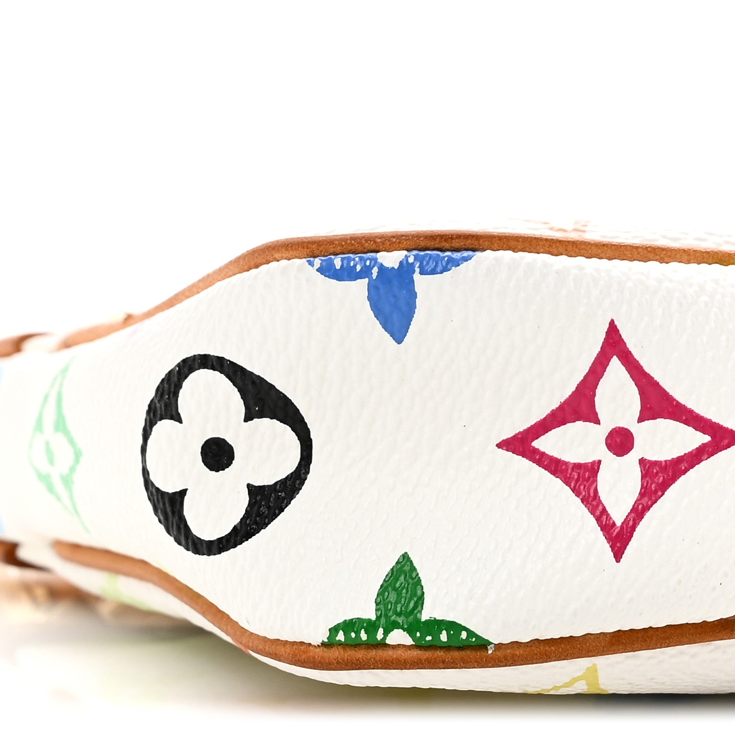 Louis Vuitton Monogram Multicolor Pochette Accessories White