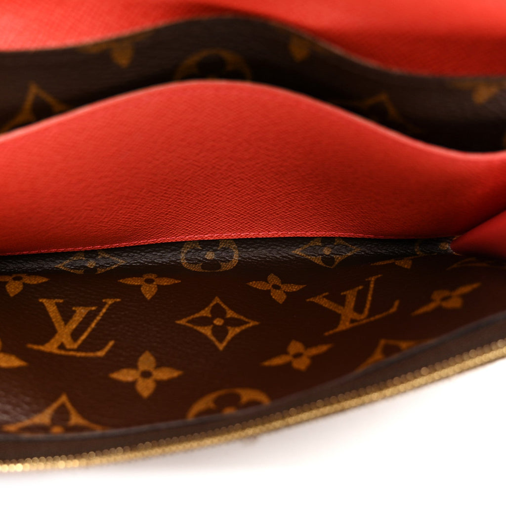 Louis Vuitton Monogram Emilie Wallet Poppy