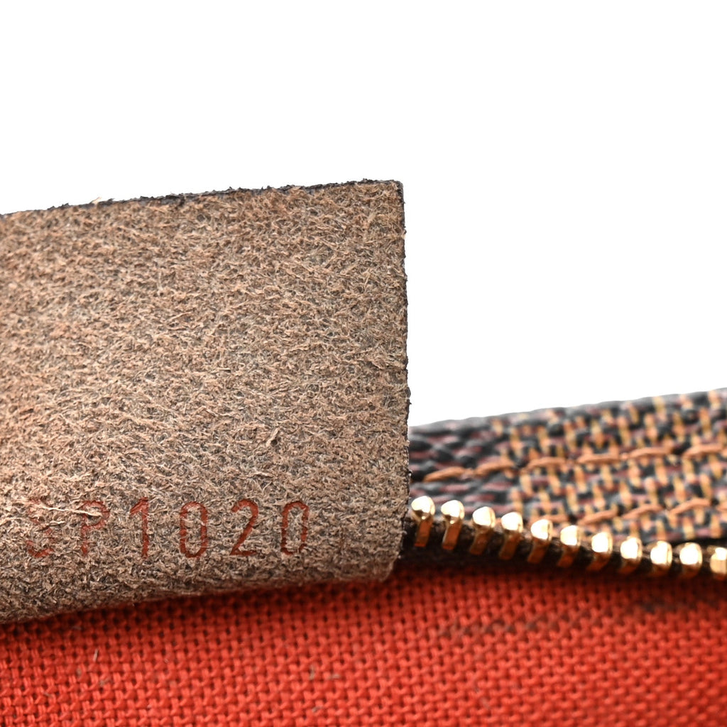 Louis Vuitton Damier Ebene Trousse Make Up Bag Pochette