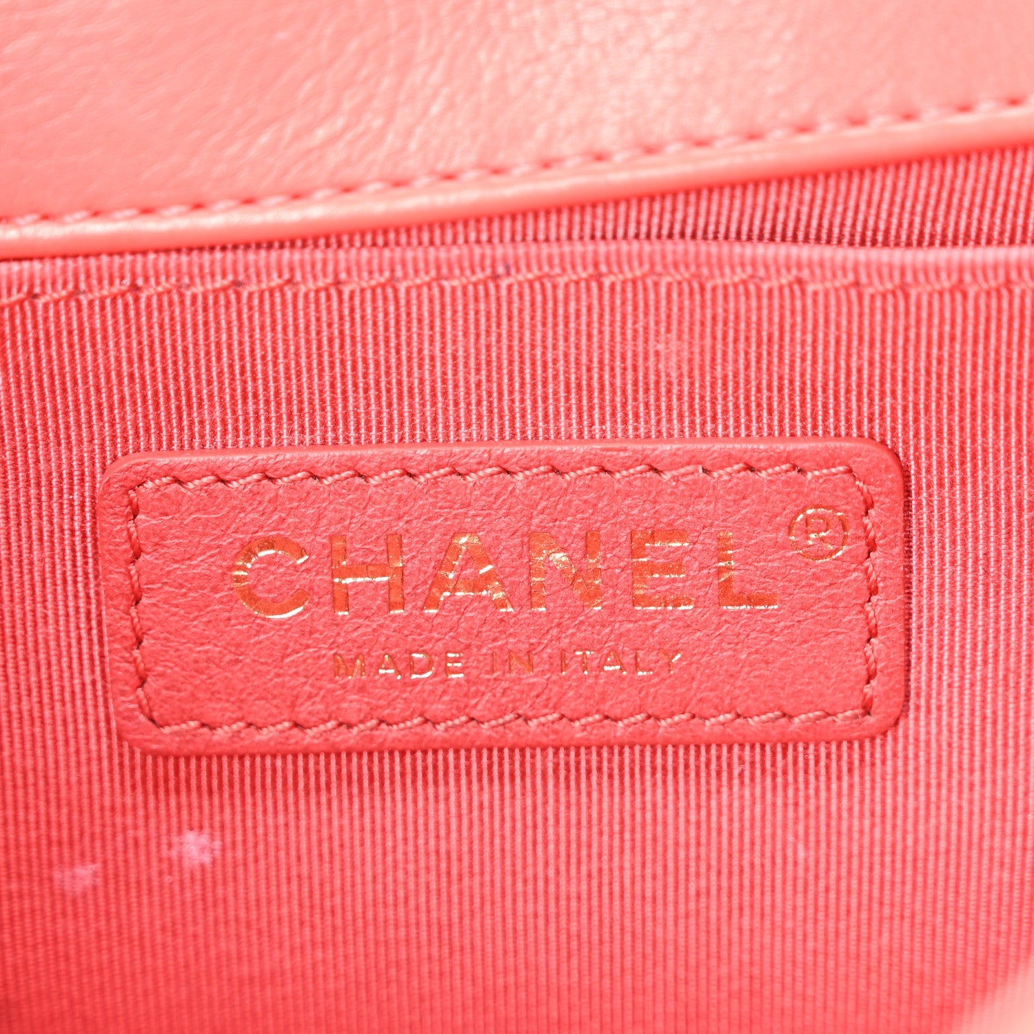 Chanel Calfskin Quilted Flap Waist Bag Red