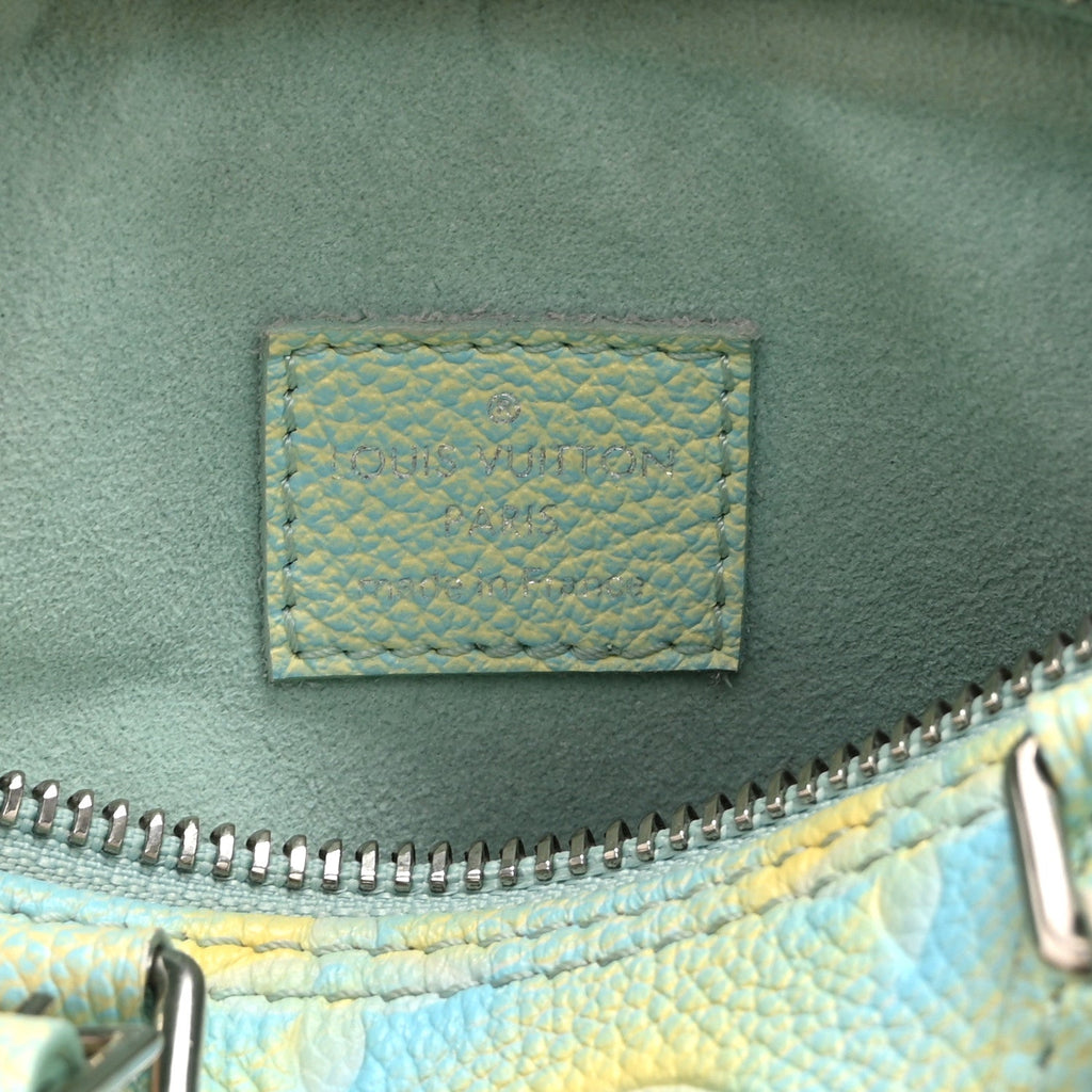 Louis Vuitton Empreinte Monogram Summer Stardust Nano Speedy Water Green