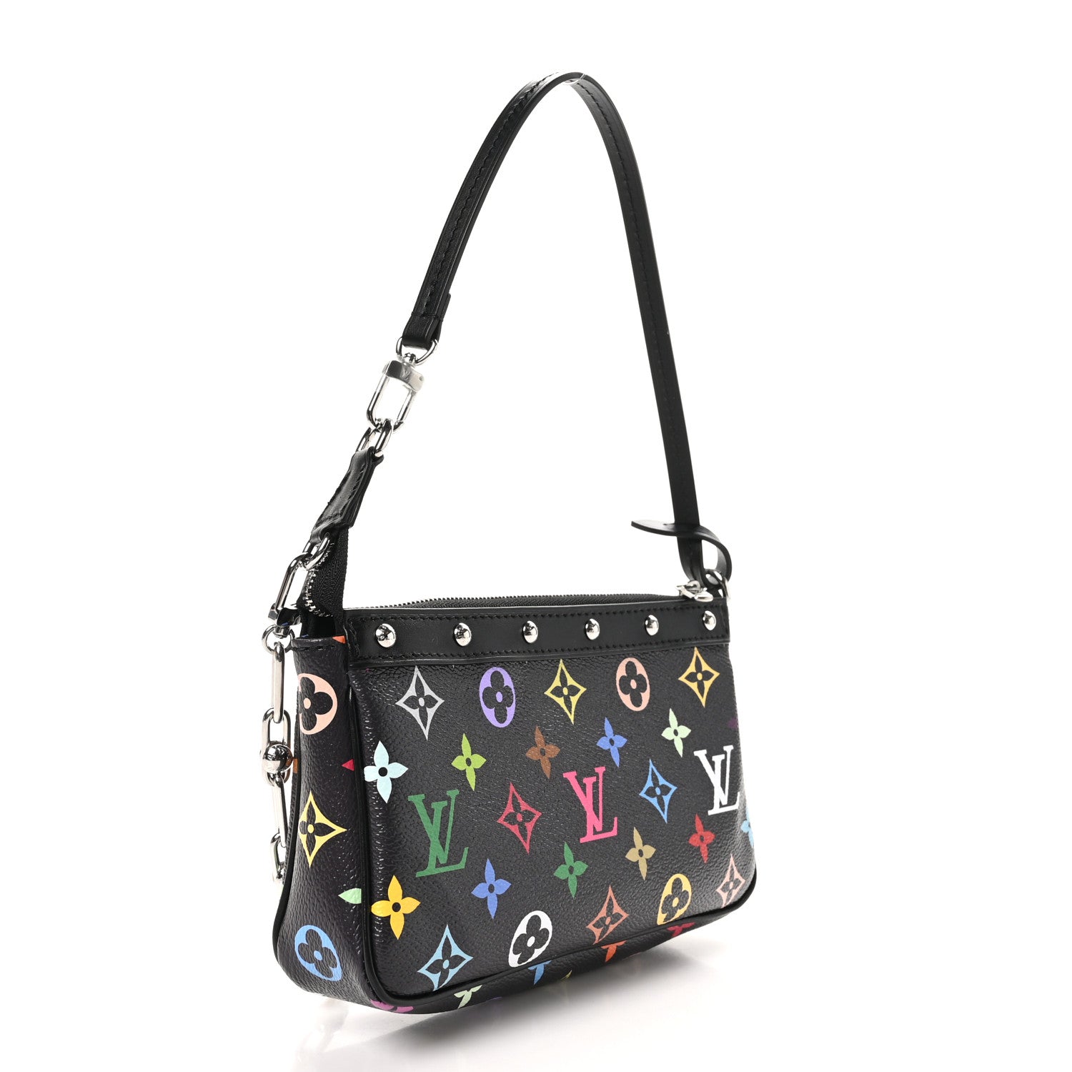 Louis Vuitton LV X TM Monogram Multicolor Pochette Accessories Black