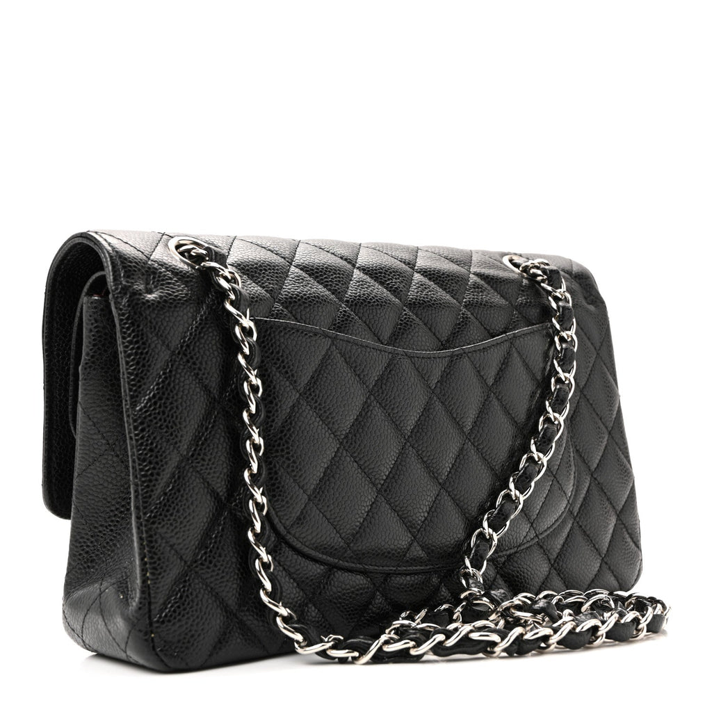 Chanel Caviar Quilted Medium Double Flap Black