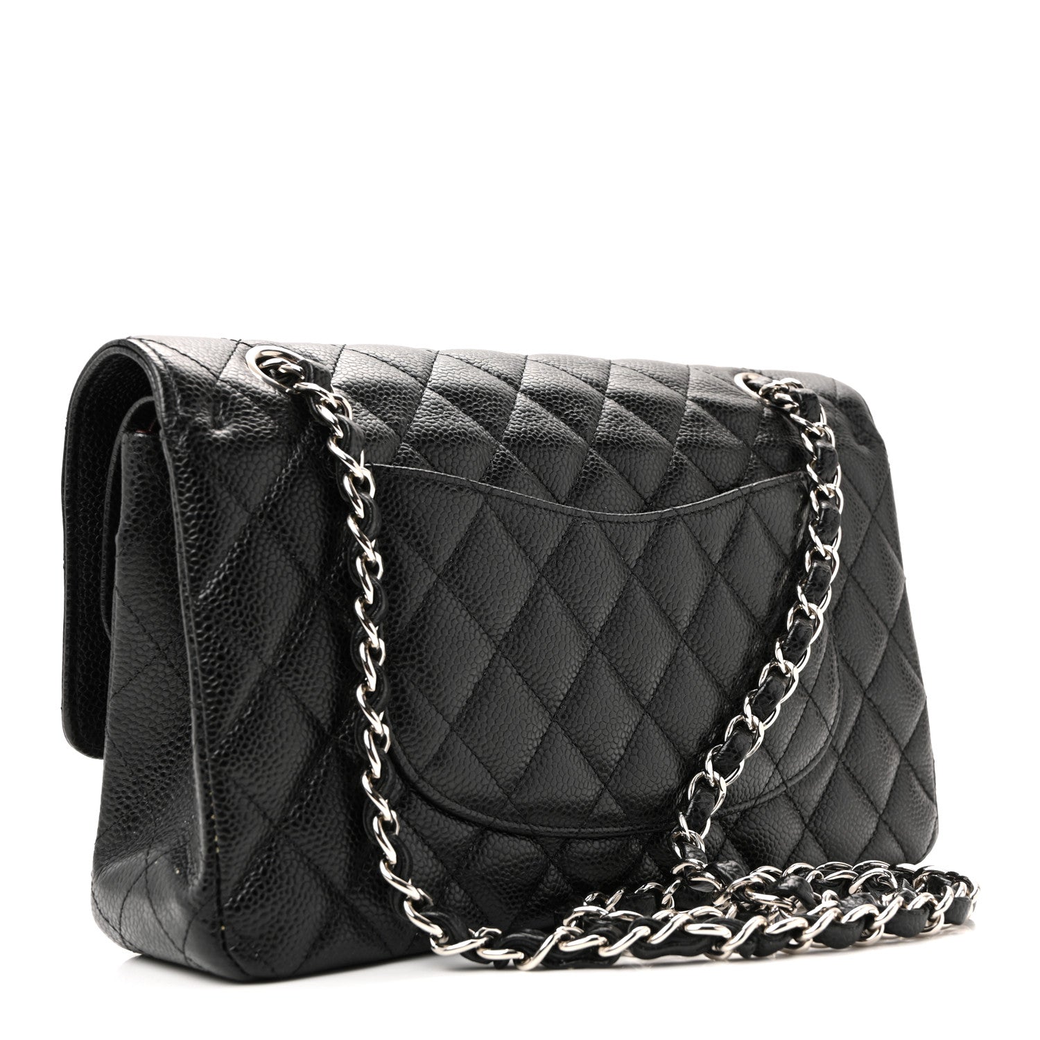 Chanel Caviar Quilted Medium Double Flap Black
