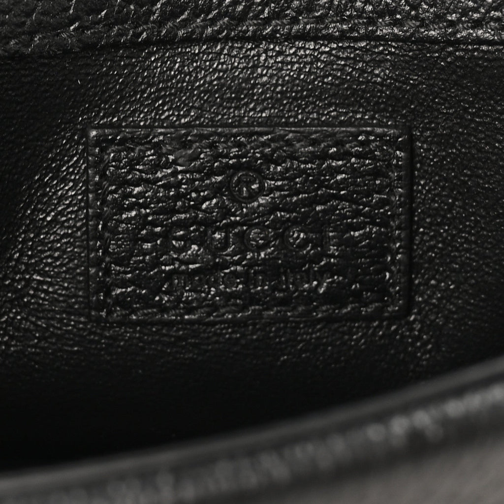 Gucci Jacquard Black Denim GG Monogram Super Mini Dionysus Shoulder Bag Black Ivory