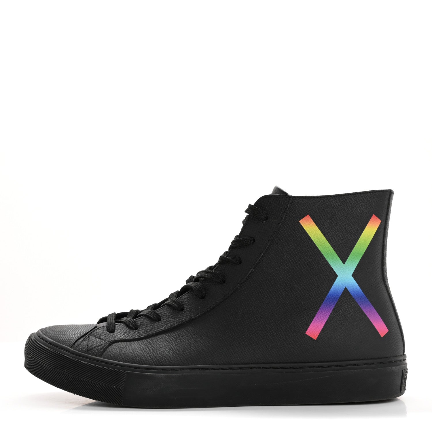 Louis Vuitton Calfskin LV Tattoo Sneaker Boots 8 Black