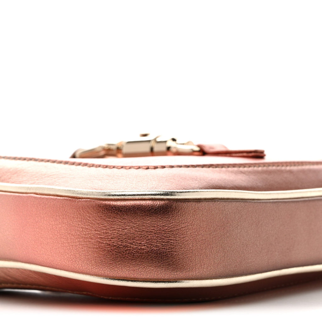 Gucci Metallic Faded Nappa Mini Jackie 1961 Copper
