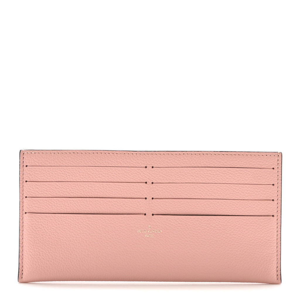 Louis Vuitton Calfskin Felicie Card Holder Insert Rose Poudre