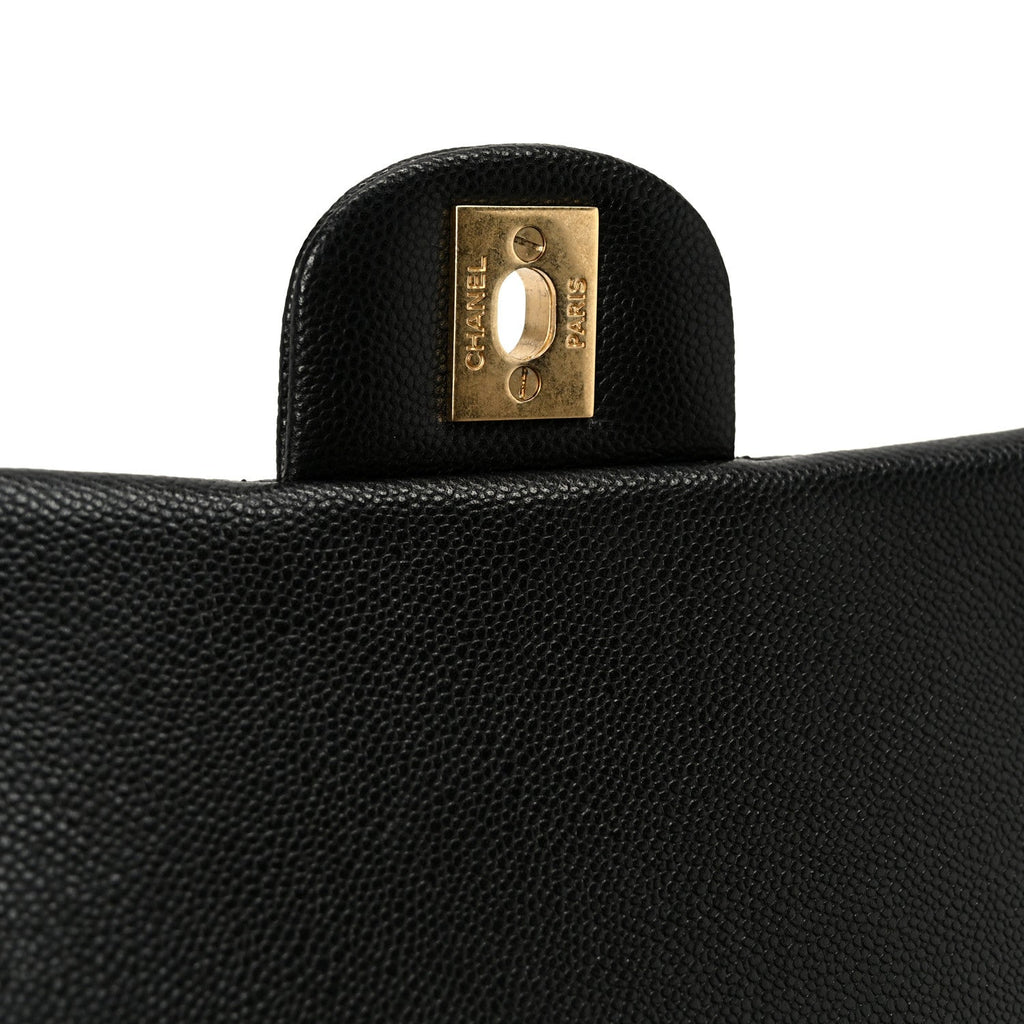 Chanel Caviar Quilted Small Handy CC Flap Black