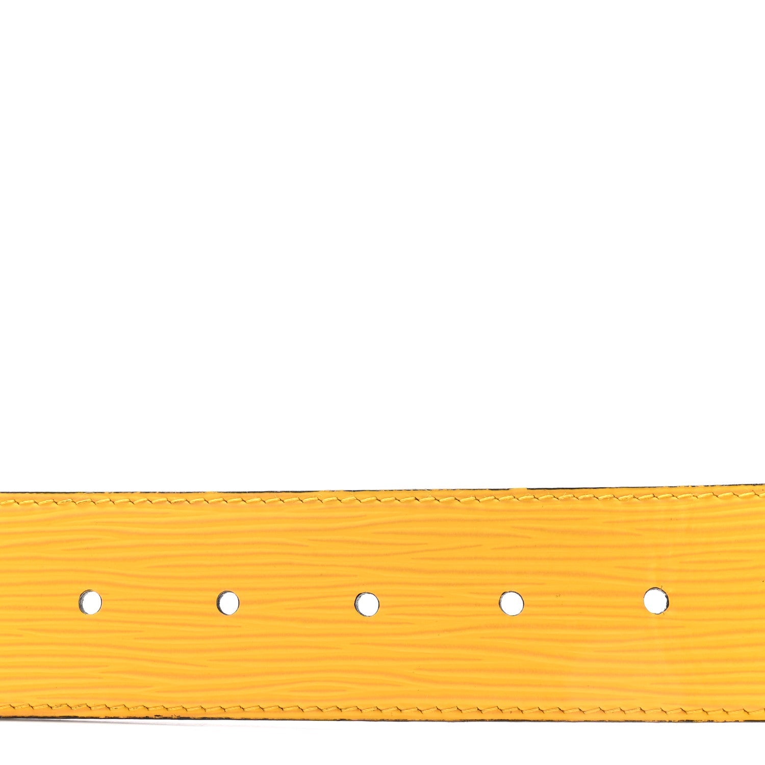 Louis Vuitton Monogram Eclipse Epi 40mm LV Initiales Reversible 100 40 Belt Yellow