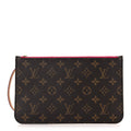 Louis Vuitton Monogram Neverfull MM GM Pochette Fuchsia