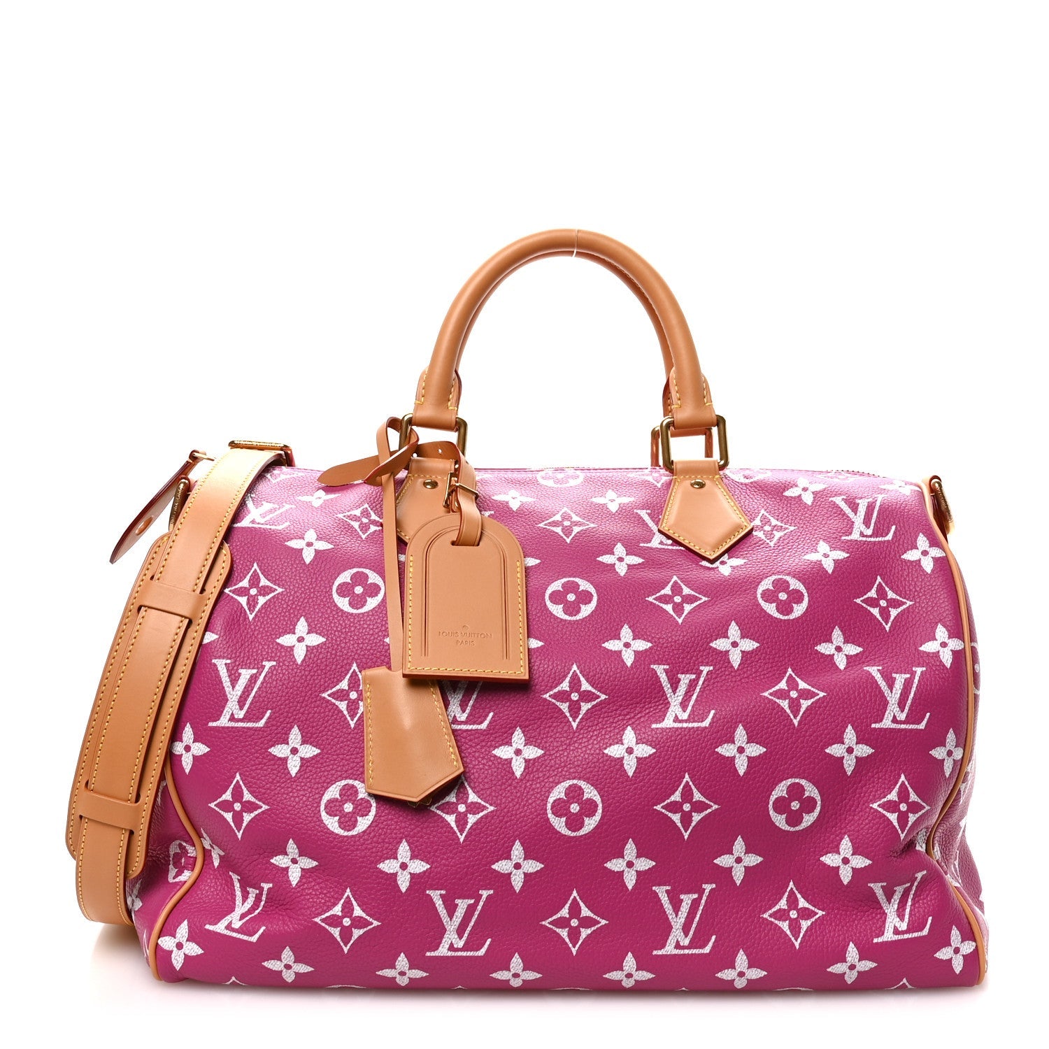 Louis Vuitton Calfskin Monogram Speedy P9 Bandouliere 40 Agate