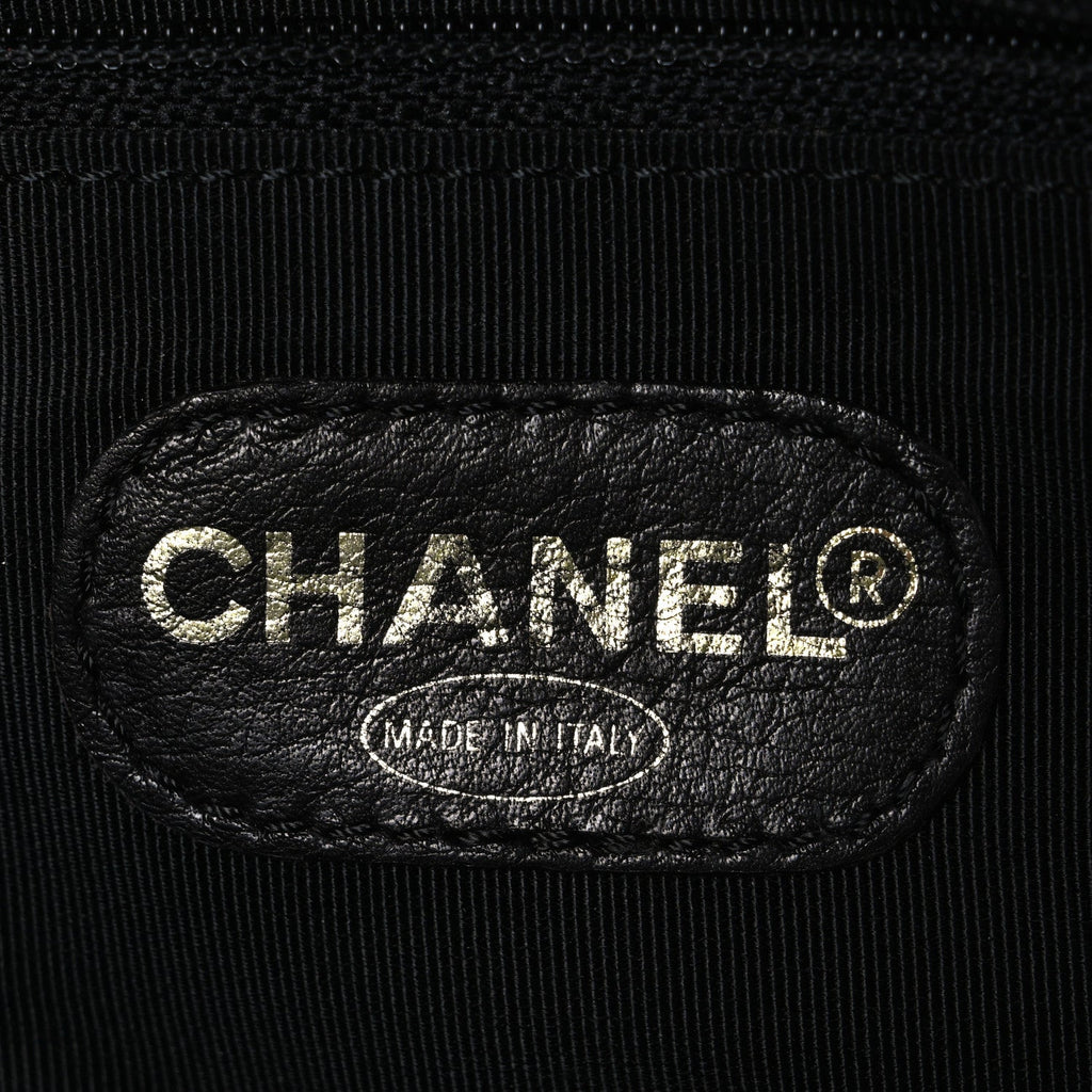 Chanel Lambskin Diamond Stitched Shoulder Bag Black