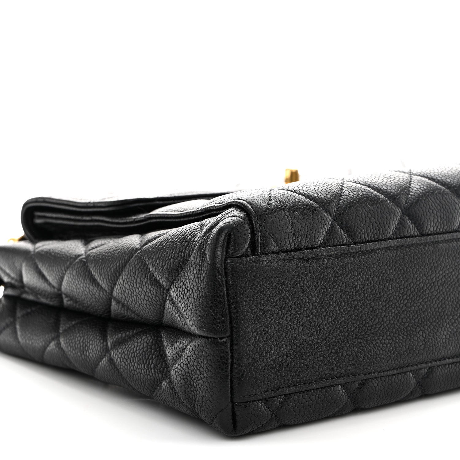 Chanel Caviar Quilted Flap Shoulder Bag Black