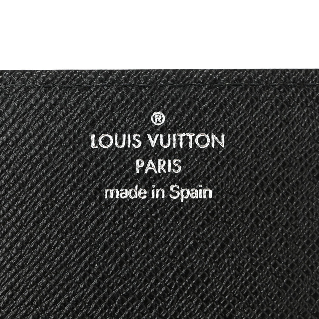 Louis Vuitton Taiga Enveloppe Carte De Visite Ardoise