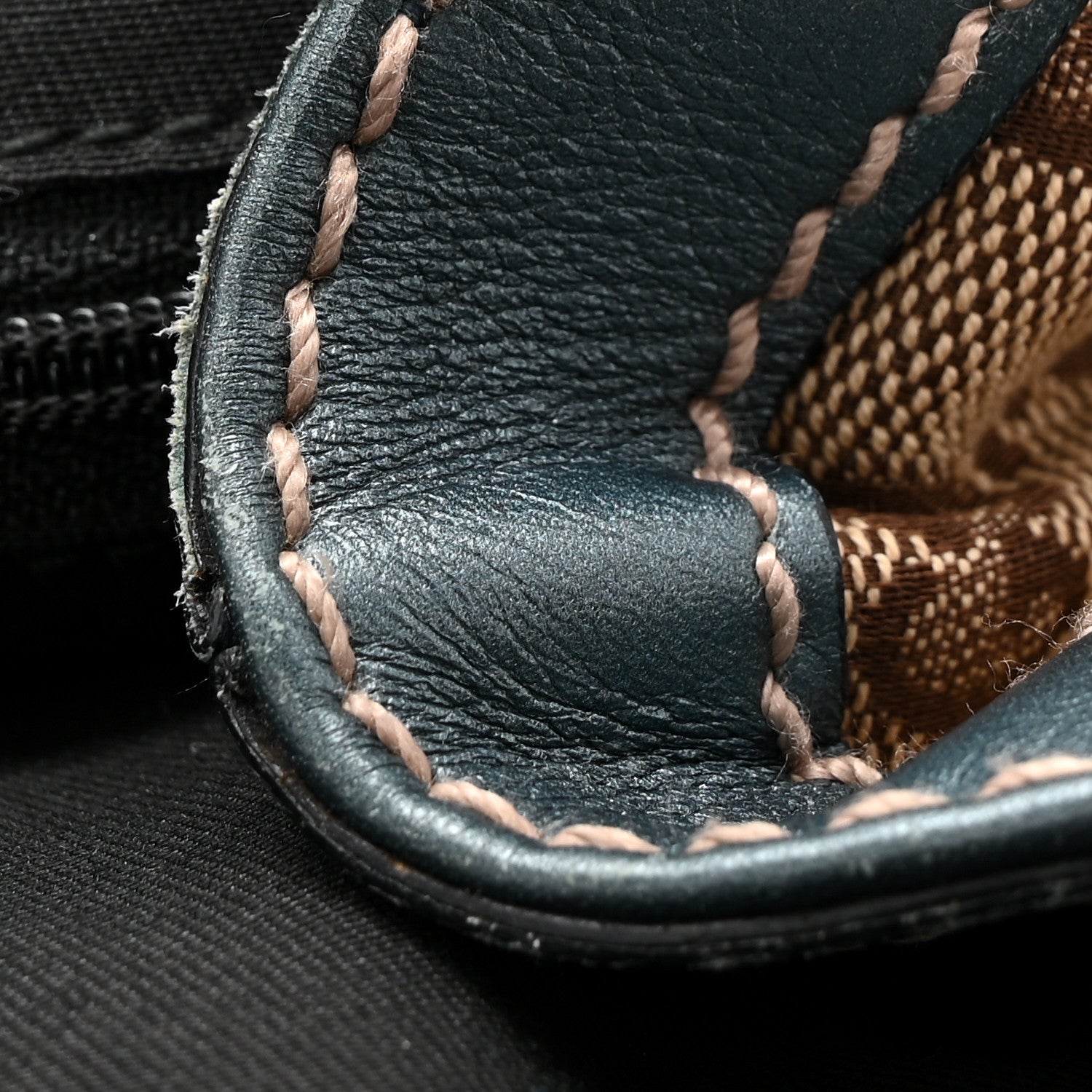 Gucci Monogram Medium Sukey Tote Metallic Blue