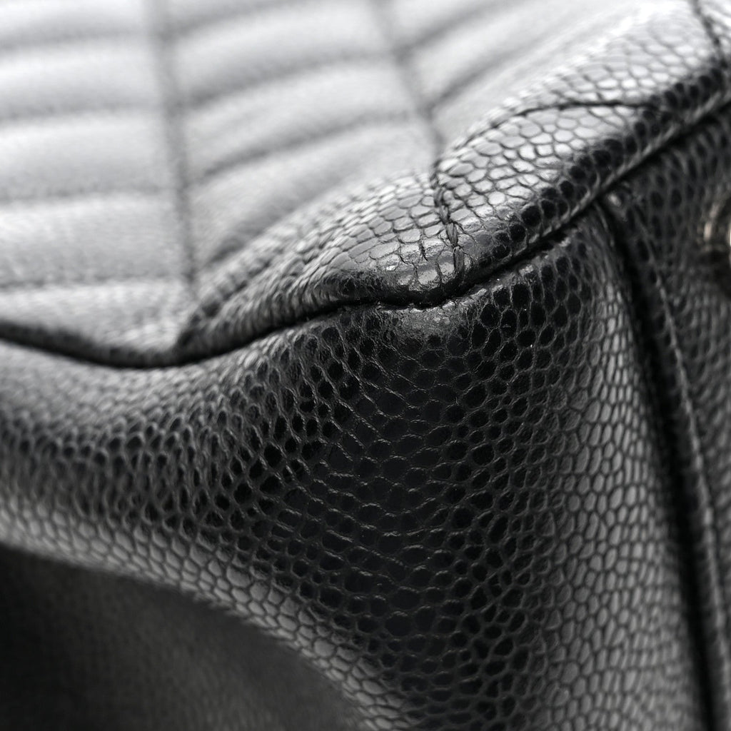 Chanel Caviar Quilted XL Grand Shopping Tote GST Black